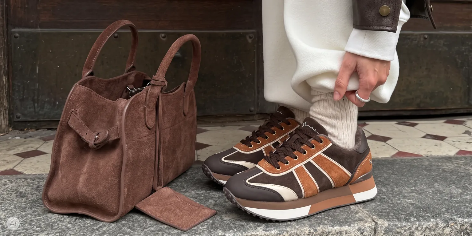 Skórzane sneakersy damskie Maciejka. Gdy sport spotyka rzemiosło